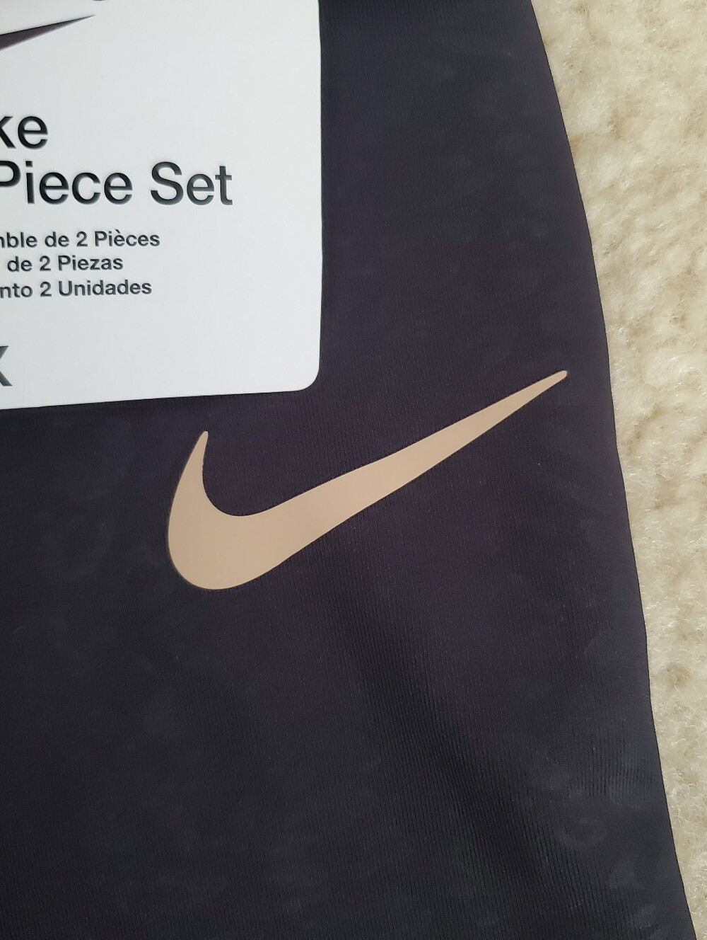 Nike Girls Swoosh Spirit Dri-FIT Leggings, 2-Piece Set Size 6X NWT - Picture 16 of 16